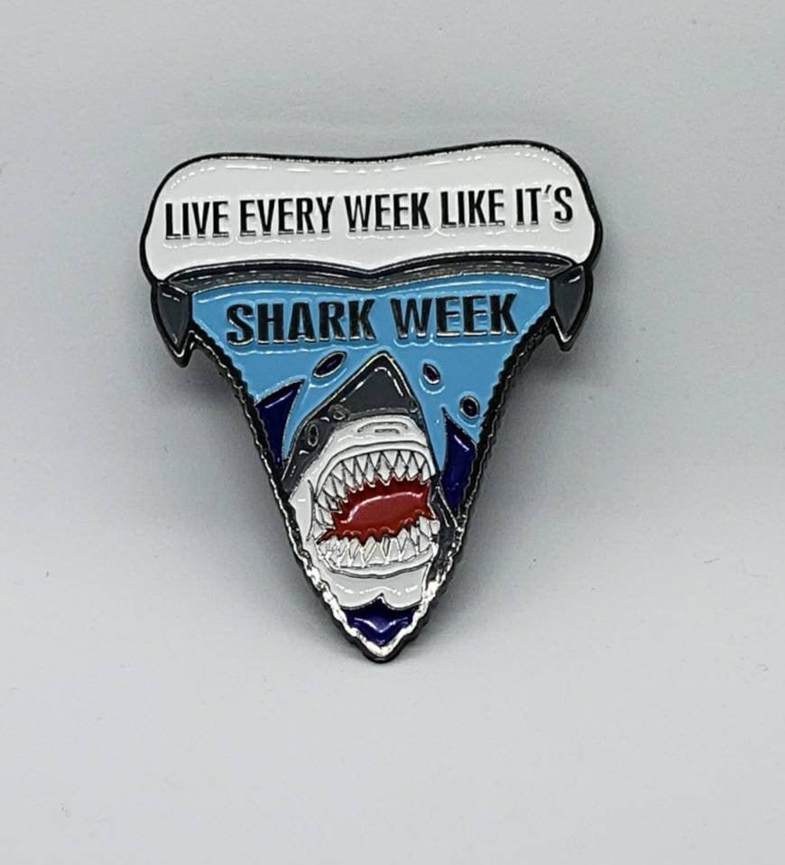 Shark Week enamel pin