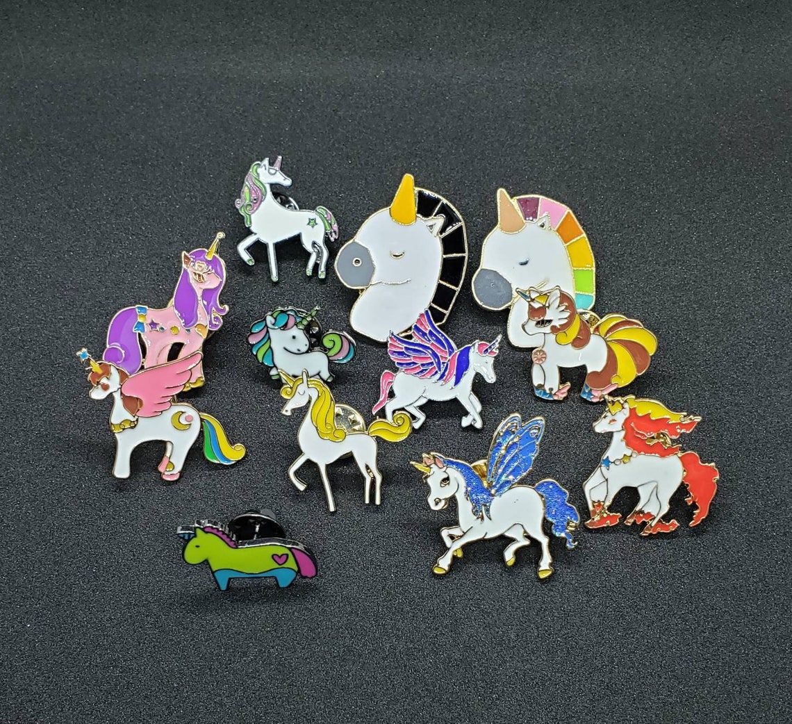 Unicorn Pins 9 Thru 16 Etsy