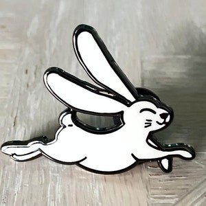 Konijn emaille pin