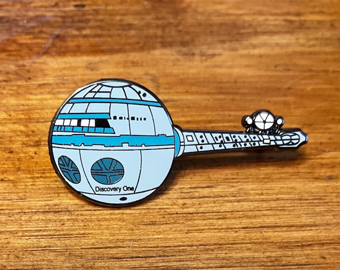 2001 A Space Odyssey spaceship enamel pin