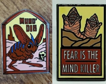 Dune enamel pin set