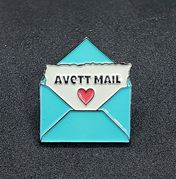 Avett Mail Enamel Pin Etsy
