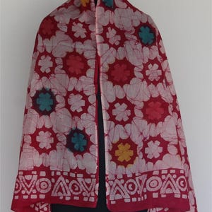 Hand Block Printed Beach Sarong for Women beach scarves in cotton Beach Wrap Pareo Beach Swim wear gift for her Beach Cover