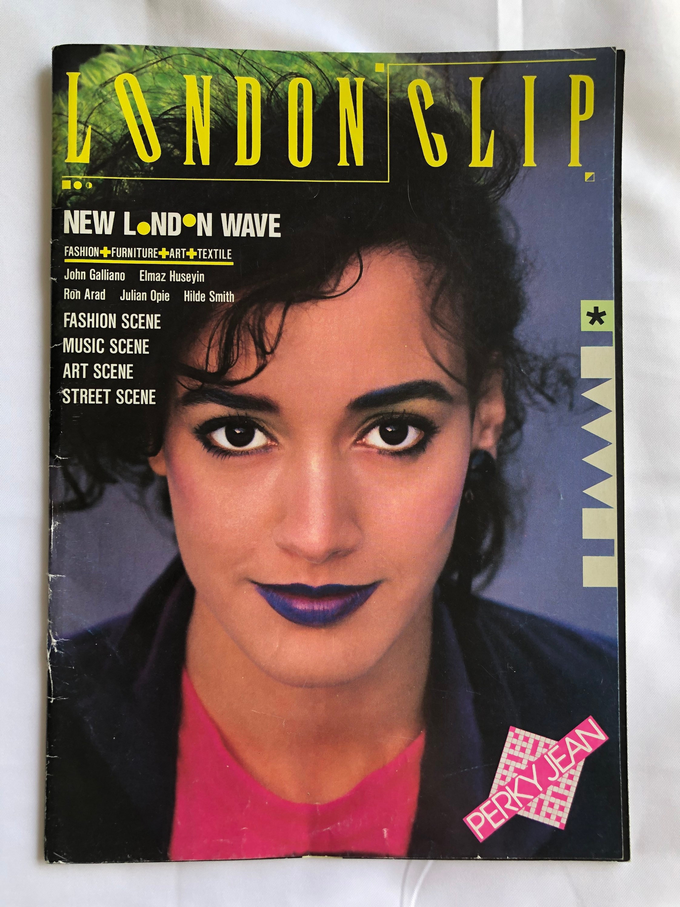 80s Shiseido Perky Jean London Clip Magazine Judy Blame John 