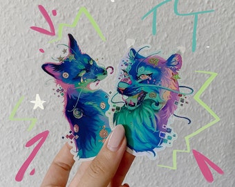 Candy Arcade, Sticker, Nostalgie, Fantasy, Bunt, Pastel