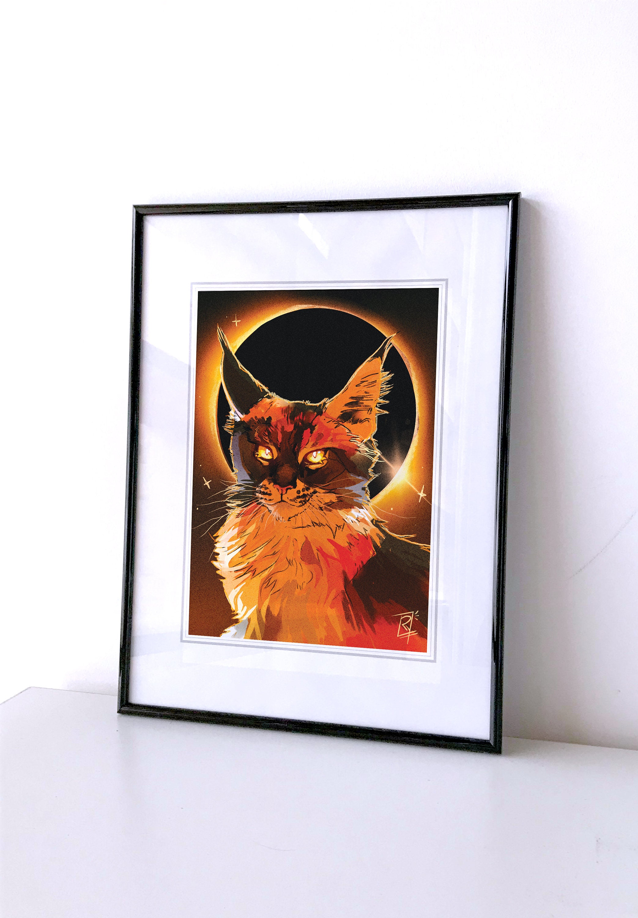 Firestar Fireheart Warrior Cats Postcard for Sale by alicialynne