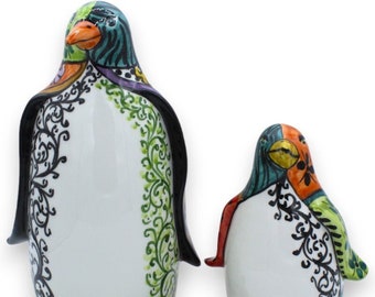 Caltagirone Ceramic Penguin, 2 Size Options (1pc) ÉLITE Series Modern Decor