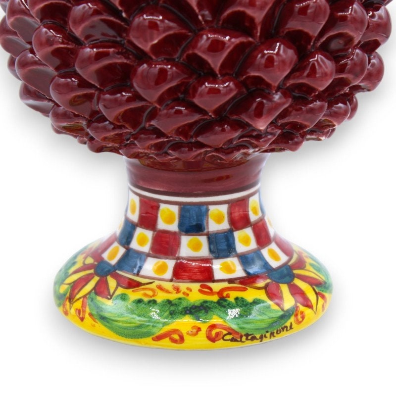 シチリアの松ぼっくり カルタジローネ セラミック製 3 サイズの