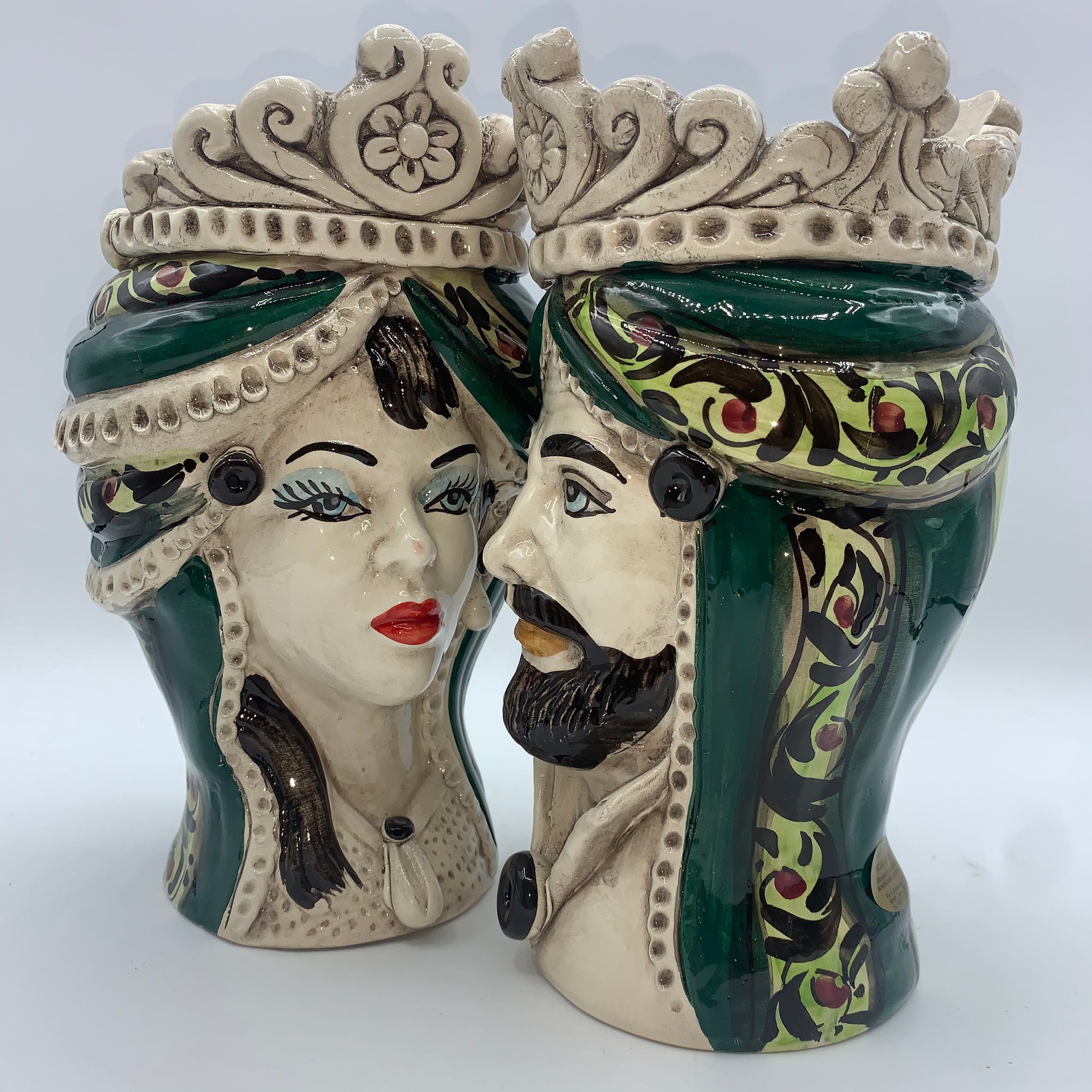 SICILIAN HEAD Sicilian Moorheads in Caltagirone Ceramic Etsy Australia