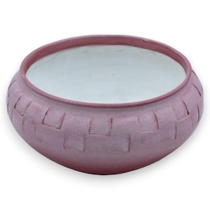 Cachepot vaso piante in pregiata ceramica, con due opzioni dimensione (1Unità) bordeaux, incisione 100% Artigianale