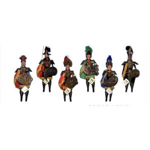 Sicilian Paladins (1 Unit) approx. 22 cm high LUX Series, Handmade Sicilian Puppets