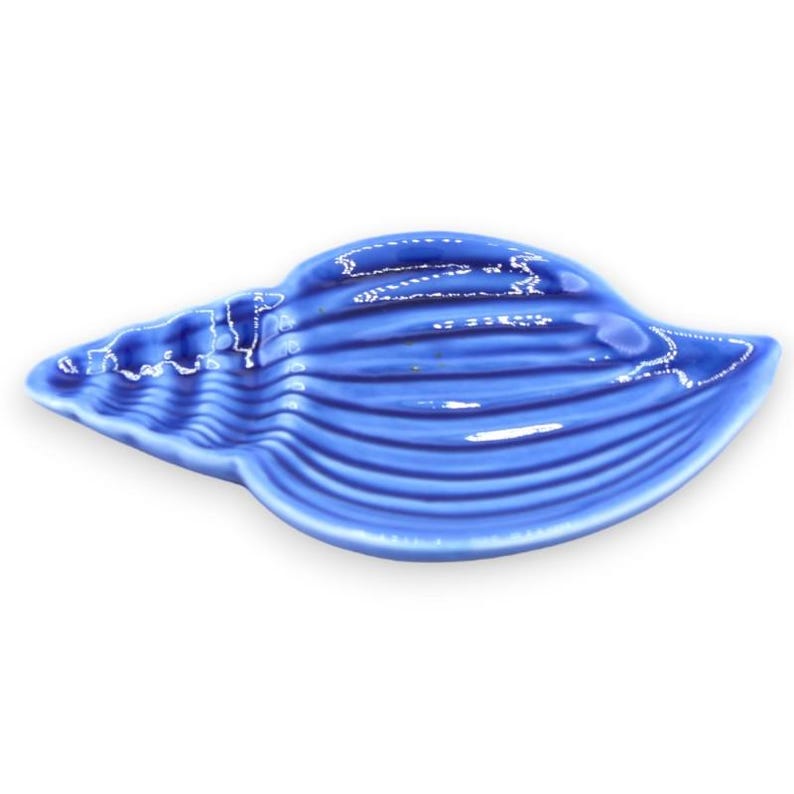 Shell Soap Holder or Wall Mounted, in Fine Sicilian Ceramic H 10 X 15