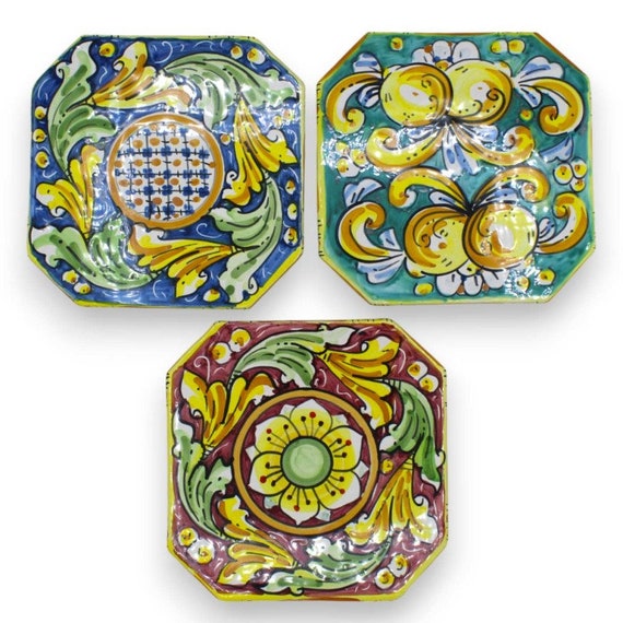 Dessous De Plat En Céramique - Motif Fleur Style Mosaïque - Multicolore - Fabriqué Pour Pier Import - Occasion