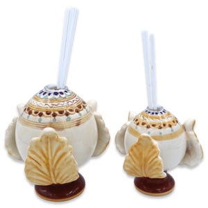 Pumo fragrance diffuser in fine ceramic, selectable size, (1 unit) Mod. DEN