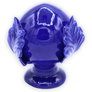 Pumo in fine ceramic, Blue with 4 size options (1 Unit)