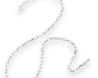 925 Silver Choker Necklace, L approx. 45 cm Chain Link