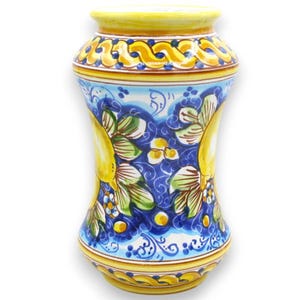 Jarrón Albarello, cerámica de Caltagirone, aprox. 26 x 15 cm (1 unidad) Varias decoraciones imagen 2