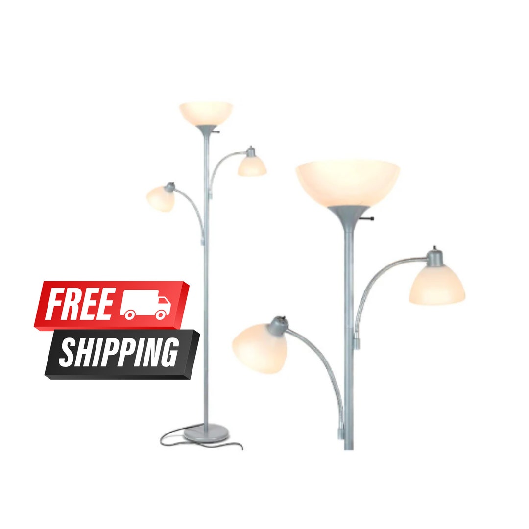 超可爱 Floor Lamp, 2400LM Bright LED Torchiere Floor Lamp with Stepless  Dimmable Color Temperatures, Tall Standing Room Lamp with Remote ＆ Touch  Control,