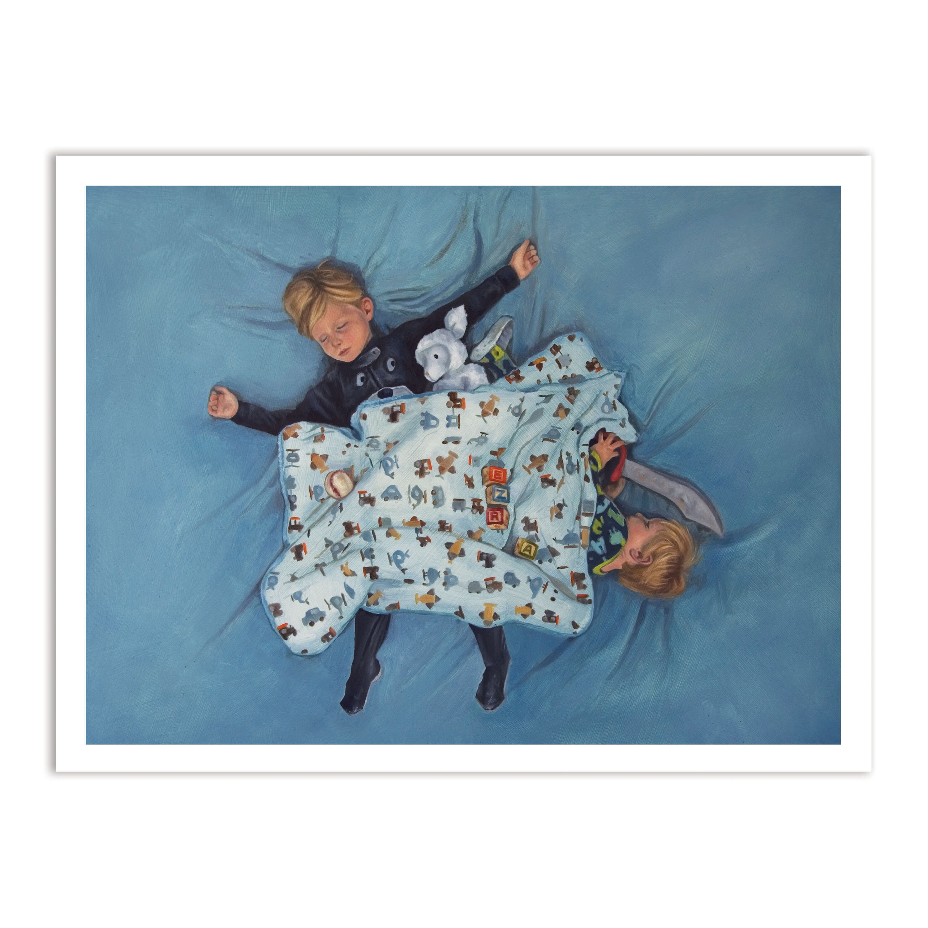 Sleeping Arrangement Print Children's Book Art Wall Art Etsy