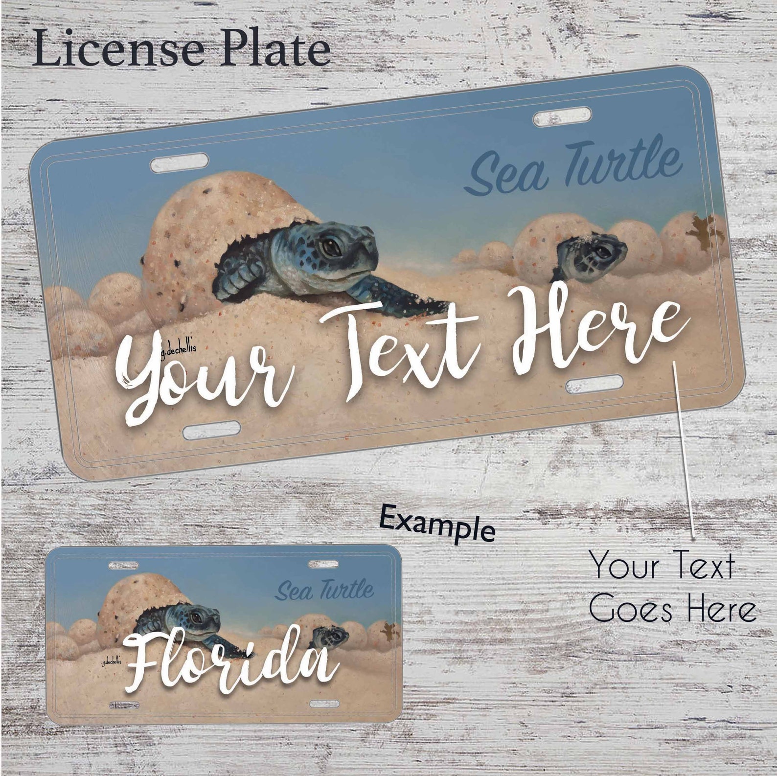 Sea Turtle License Plate, Sea Turtle Art, License Plates, Metal Art Etsy