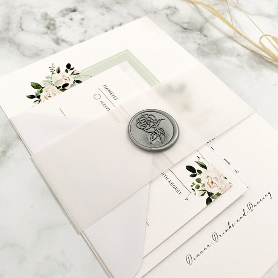 Vellum Translucent Invitation Wrap