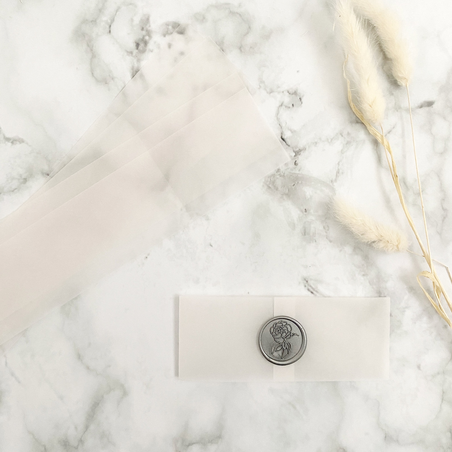 Vellum Belly Band for 5x7 Wedding Invitations Vellum Etsy UK