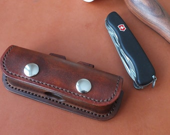 Leather case for Victorinox Forester