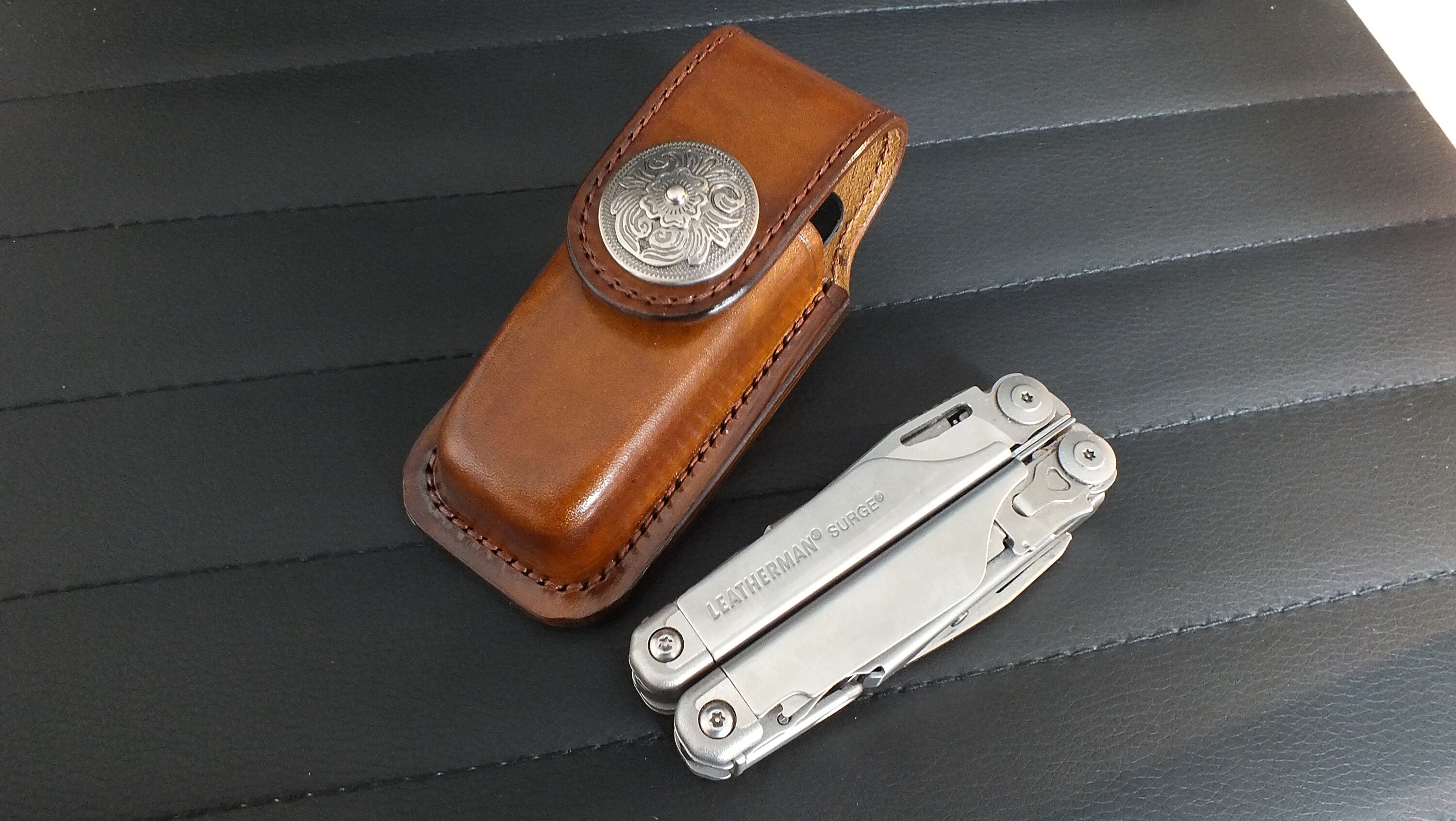Leather pouch for Leatherman Surge/EDC pouch for Leatherman Etsy