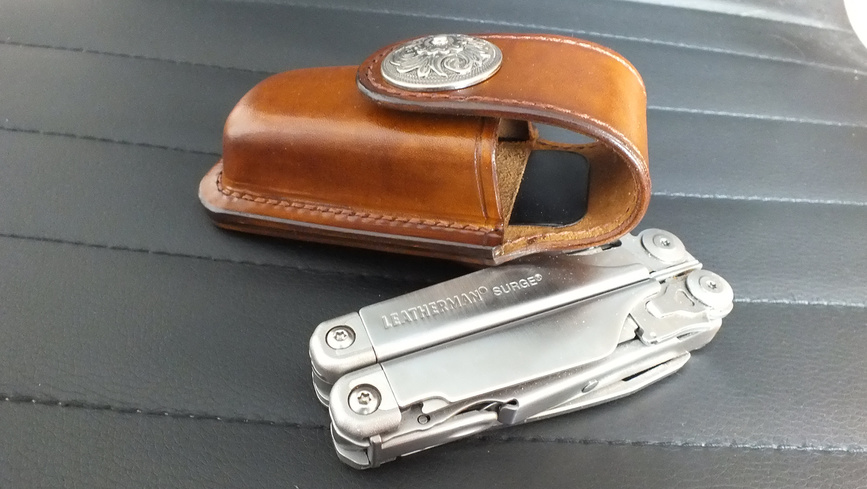 Leather pouch for Leatherman Surge/EDC pouch for Leatherman Etsy