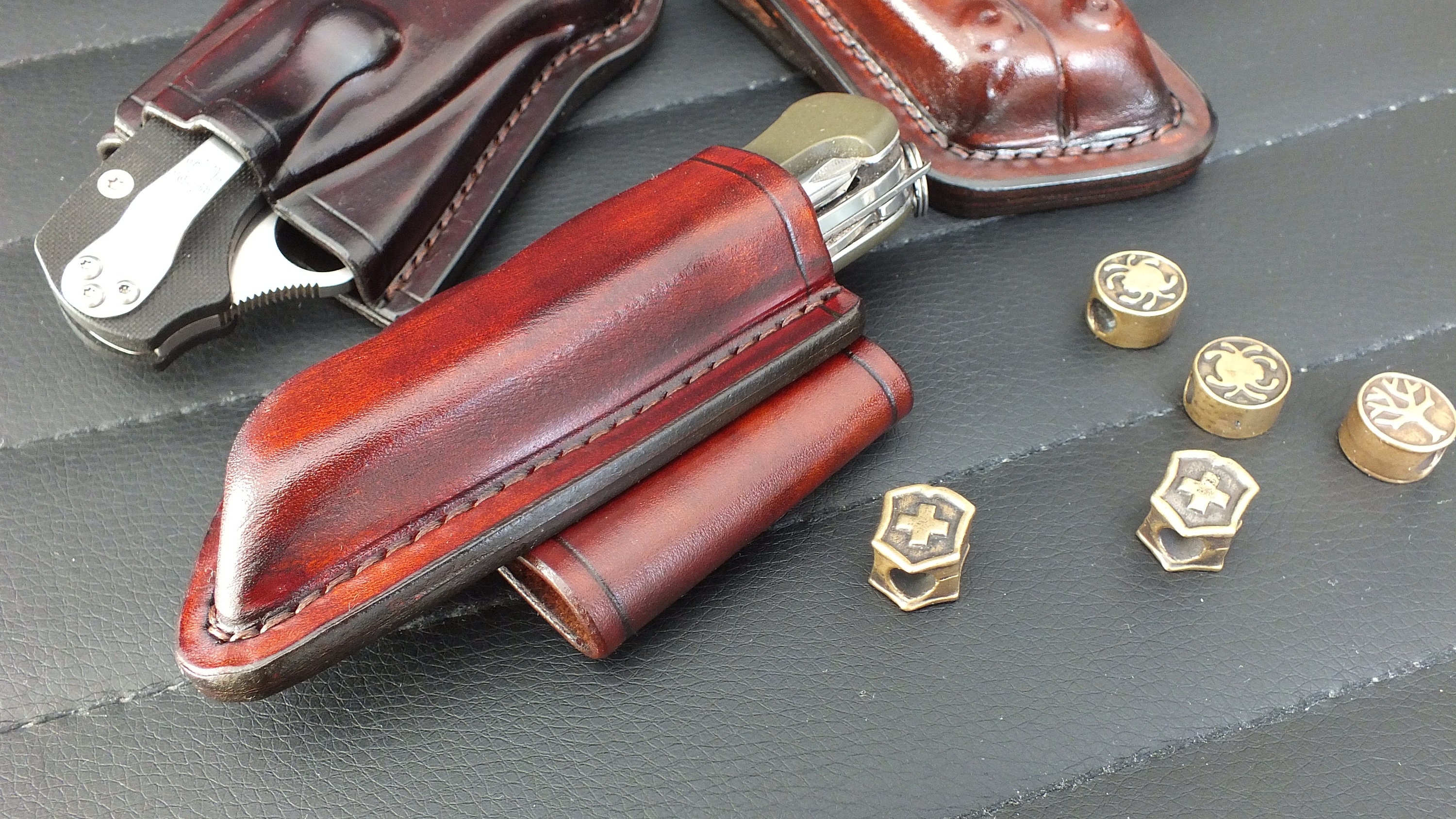 Leather sheath for Victorinox German Army Knife Etsy