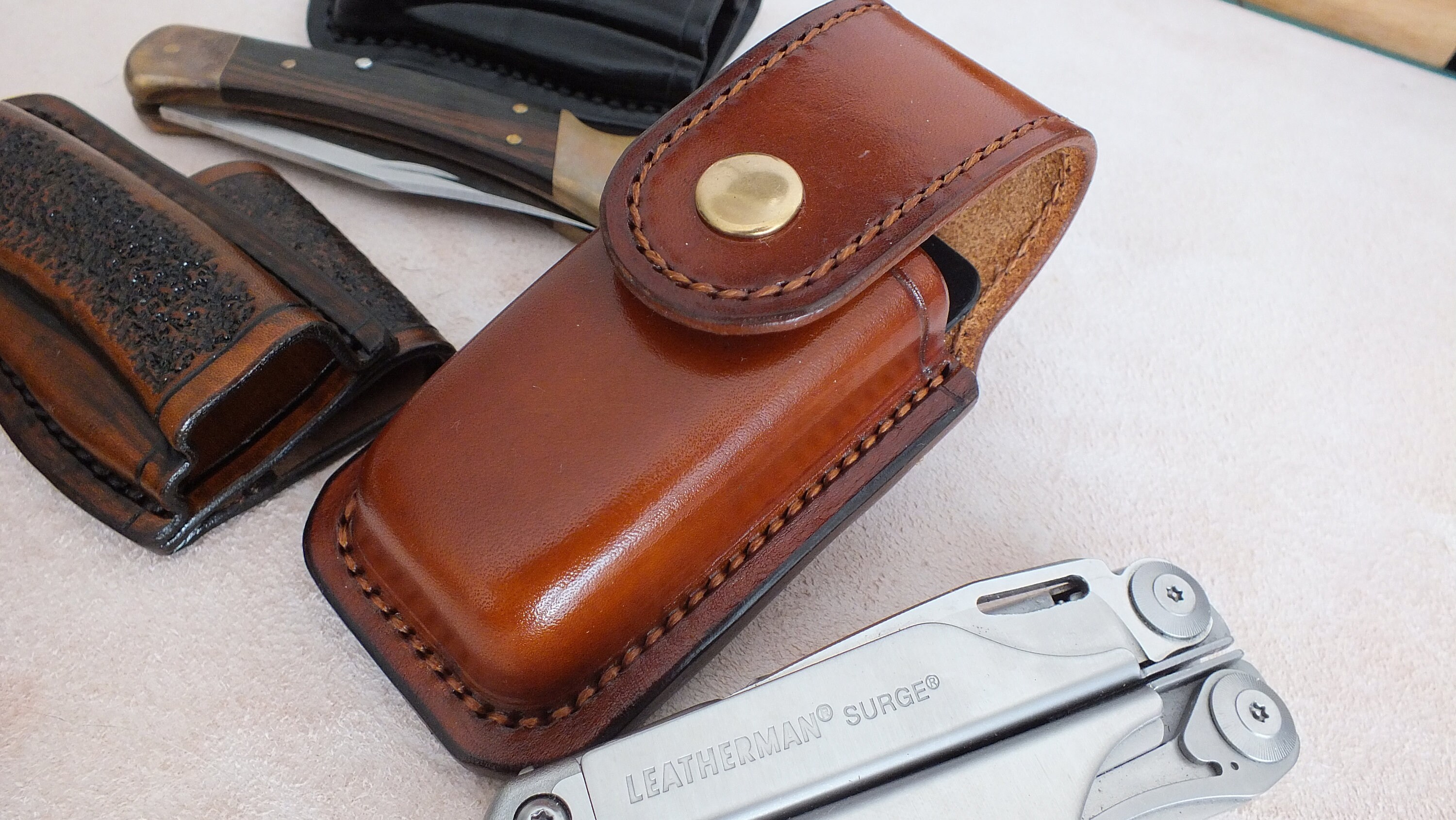 Leather pouch for Leatherman Surge/EDC pouch for Leatherman Etsy