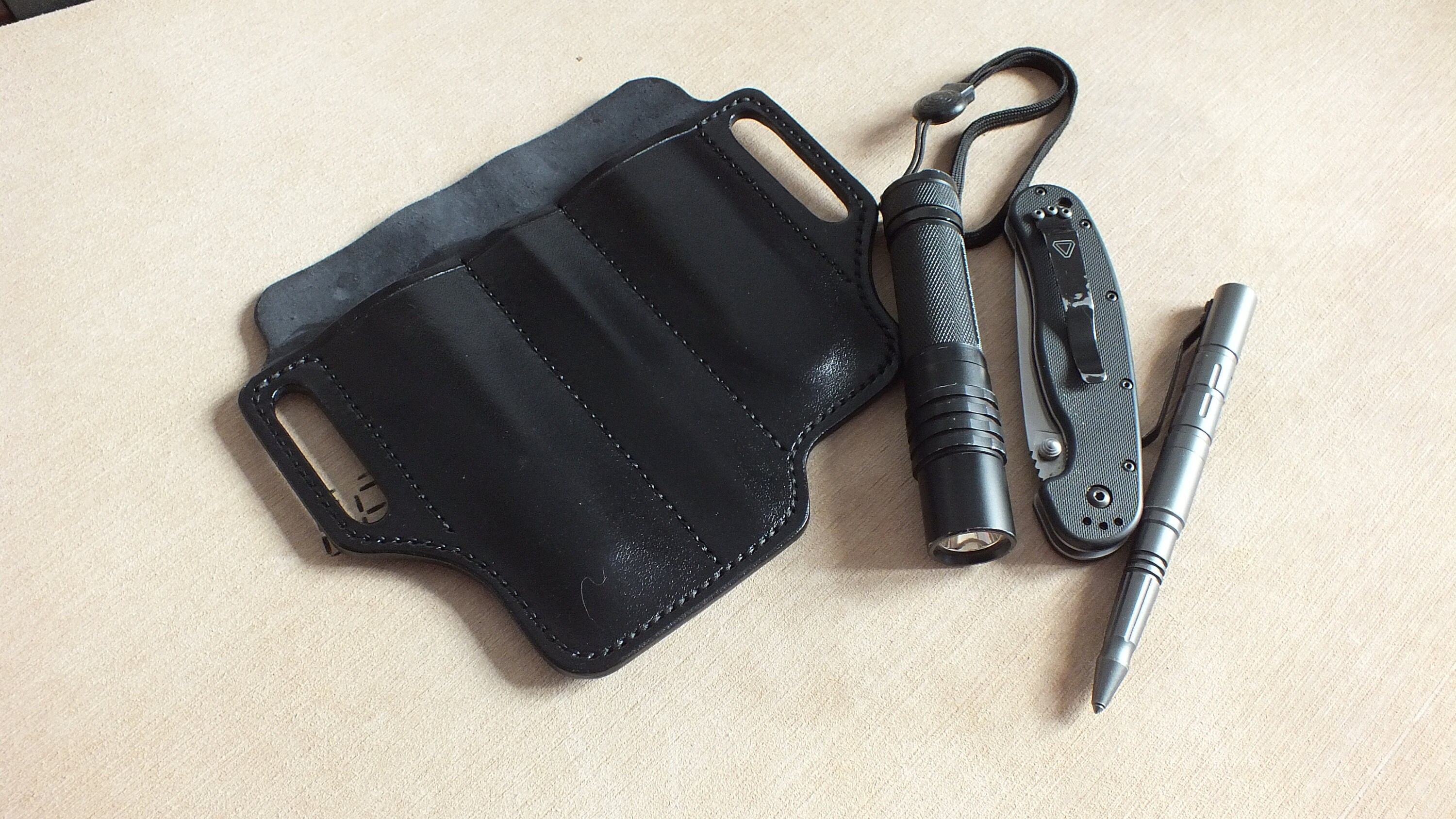 Edc Leather Organizer/edc Belt Organizer/edc Belt Pouch/edc Etsy