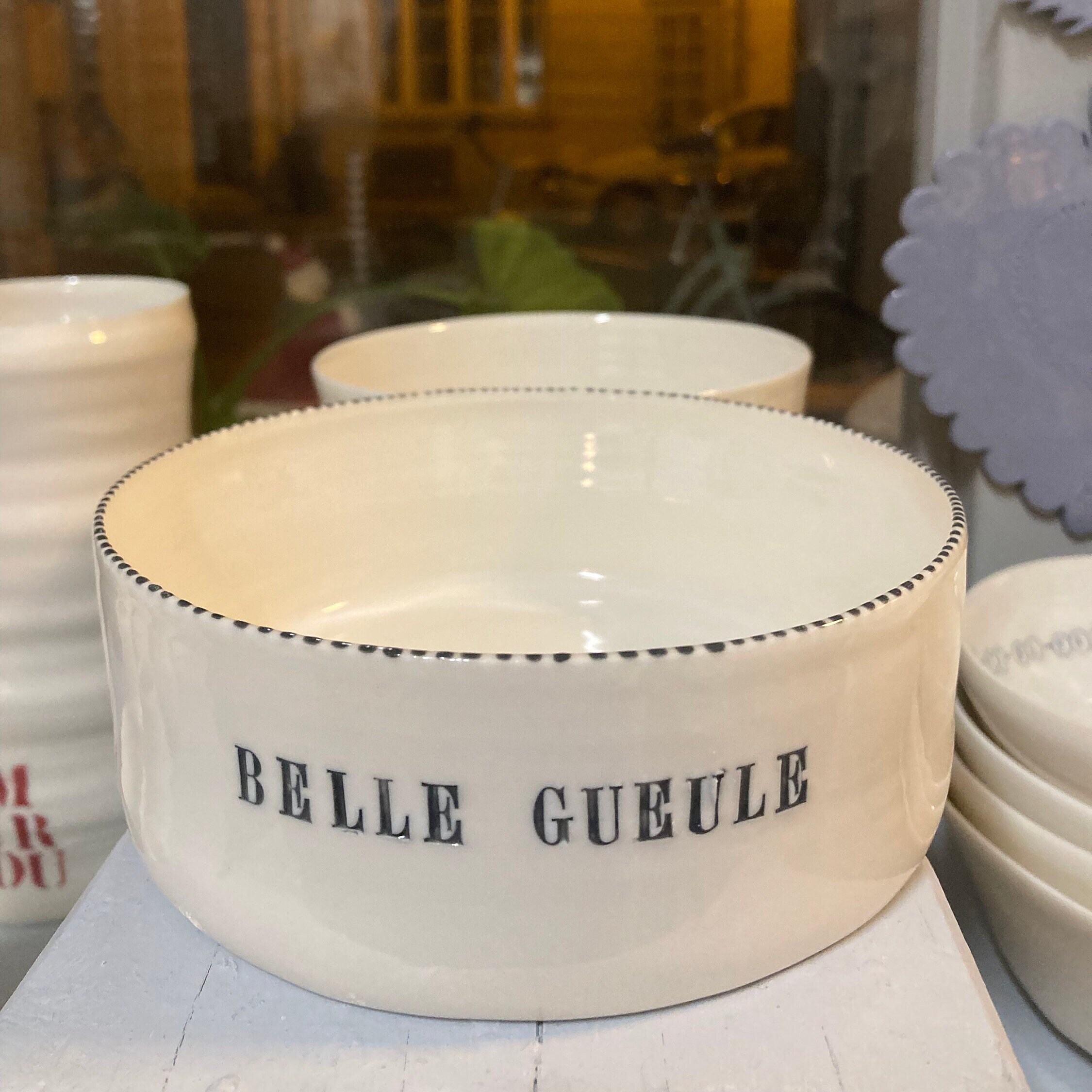 Gamelle Personnalisable Chien et Chat en Porcelaine Les Petits Gobelets. Céramique Fabriquée à La Ma