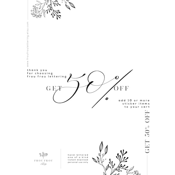 Monogram E Capital Letter E Everything Inspirational Quote Rose Gold Wedding Gift Simple Planner Cover Printable Divider Black White Wallart - 