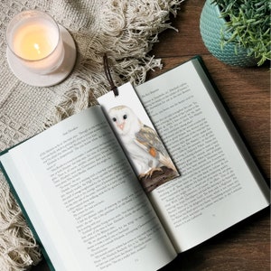 Owl Bookmark | Barn Owl Bookmark | Animal Bookmark | Bird Bookmark | Wildlife Bookmark | Book Lover | Reader Gift | Book Gift | Bookworm