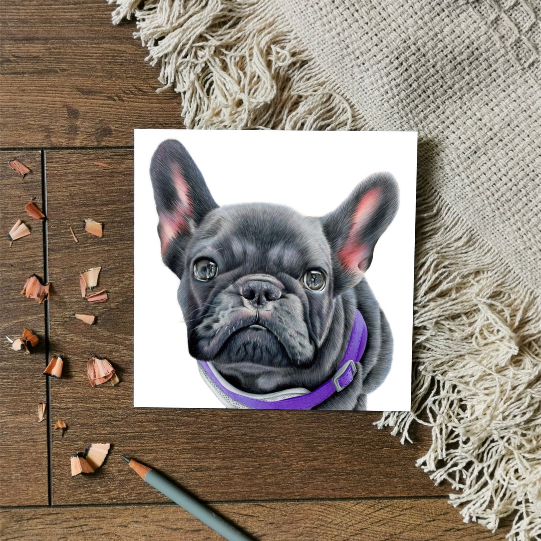 French Bulldog Greetings Card | French Bulldog Card | Pet Greetings ...