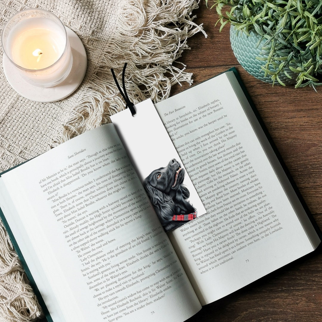 Cocker Spaniel Bookmark | Black Cocker Spaniel Bookmark | Dog Bookmark ...