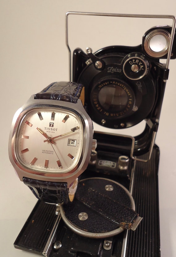 TISSOT AUTOMATIC SEASTAR T12 DIAL NEW OLD STOCK VINTAGE REPLACEMENT FROM 1970