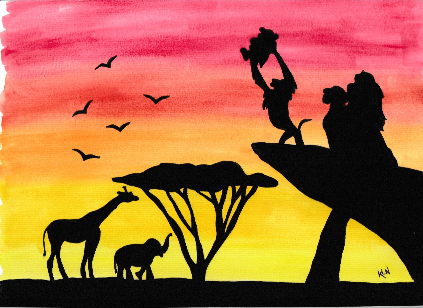 Lion King Watercolor