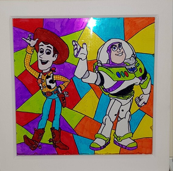 woody and buzz painting