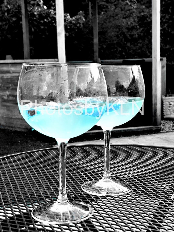 Funky Gin Glasses Black and White Colour Pop Photographs set of 3 Alcohol Pop Art Etsy Ireland