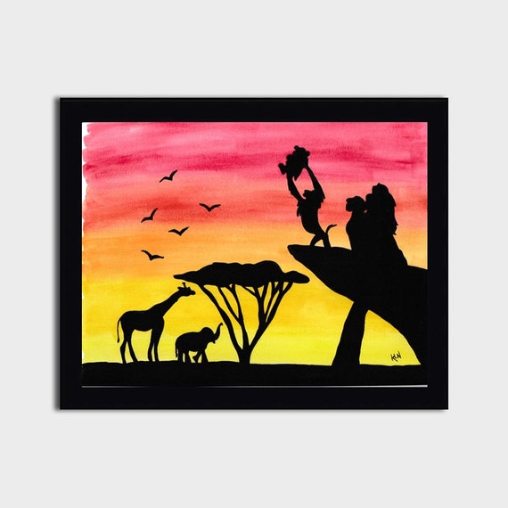 lion king simba painting