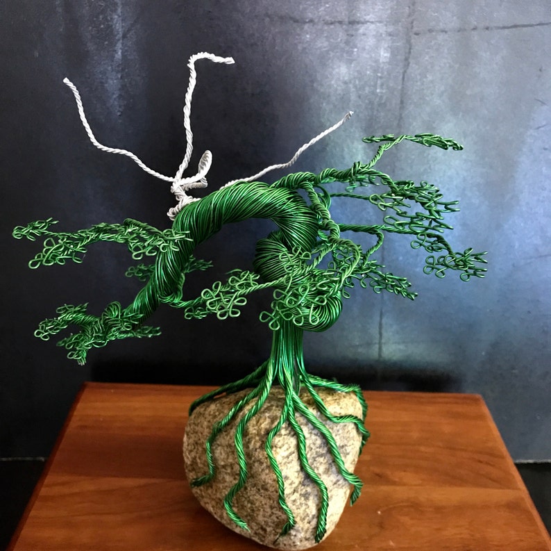 Cascade Style Wired Bonsai Tree Etsy