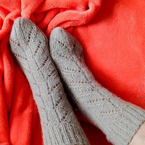 Slipper socks, Bed socks for women, Chunky knit slipper socks, Winter socks for lounging, Home slippers