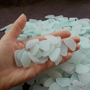 Seafoam Sea Glass: Genuine Spanish Beach Glass for Jewelry & Crafts