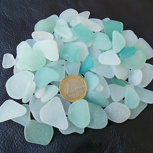 Spanish Sea Glass: Surf Tumbled Jewelry Pendants (1.5cm-3cm)