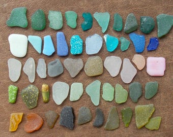 Rare Colors Genuine Sea Glass Selection Bulk Natural Surf