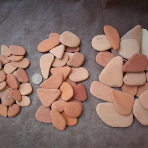 サーフタンブルテラコッタタイル：ビーチデコレーション、小石アート、モザイク作り