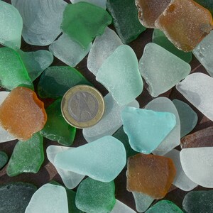 Spanisches Seeglas Schüttgut: Mehrfarbiges Bastelmaterial (22-3,5cm)