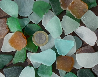 Spanish Sea Glass Bulk: Multi-Color Craft Supplies (0.8-1.4")